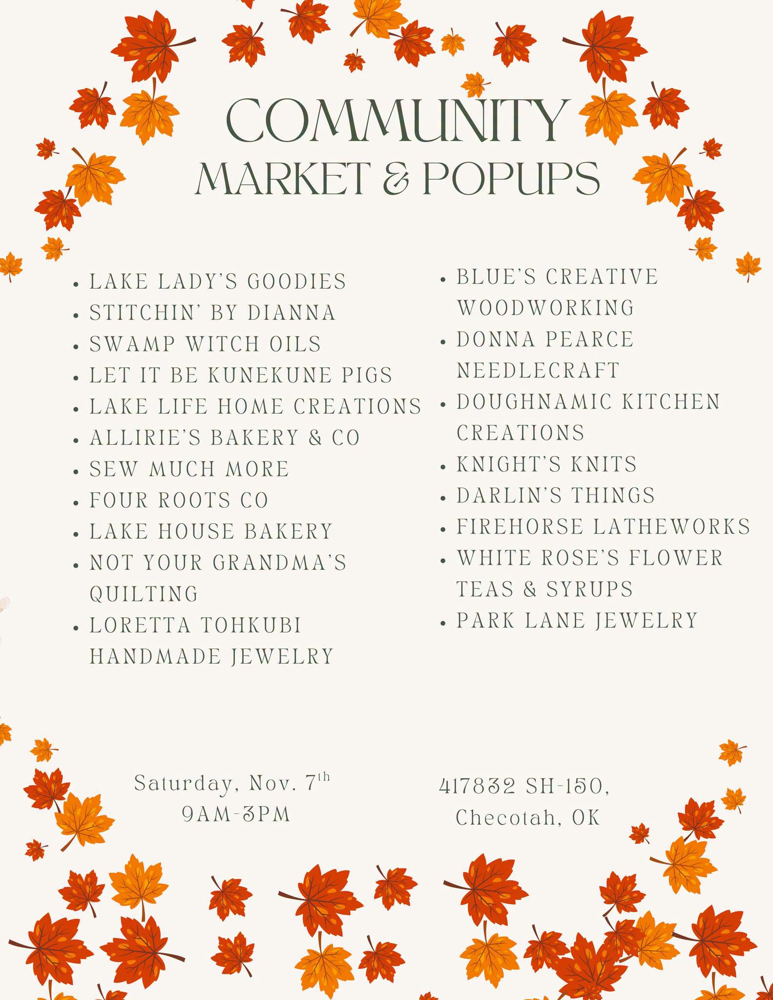 Market Days at The Barn