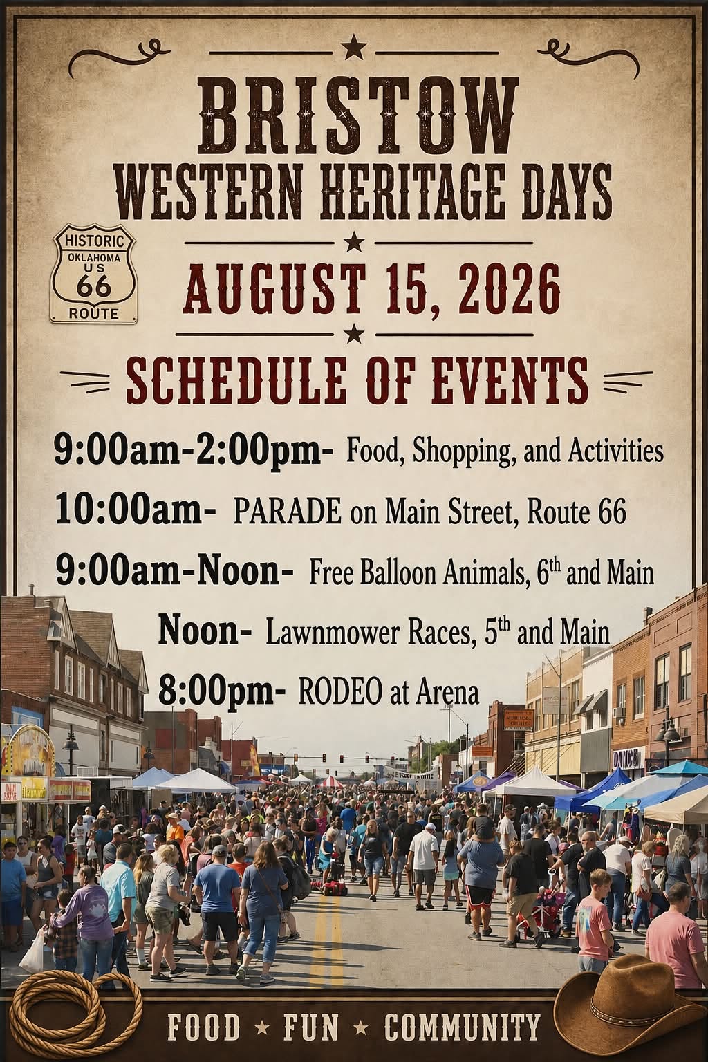 Bristow Western Heritage Days Festival and Parade