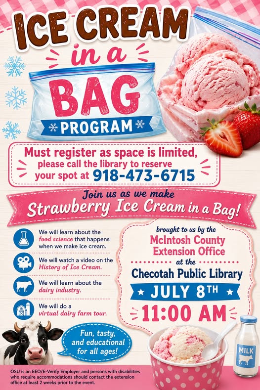 Strawberry Ice Cream Making with OSU Extension