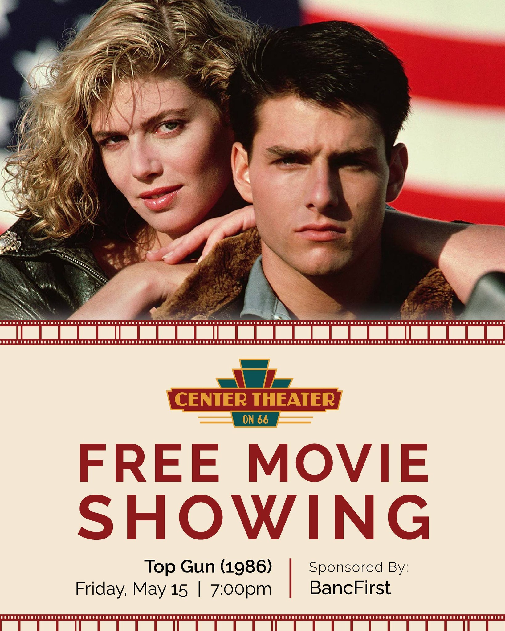 Free Movie Showing: Top Gun (1986)