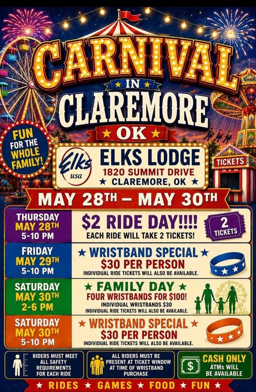 Claremore Elks Lodge Carnival