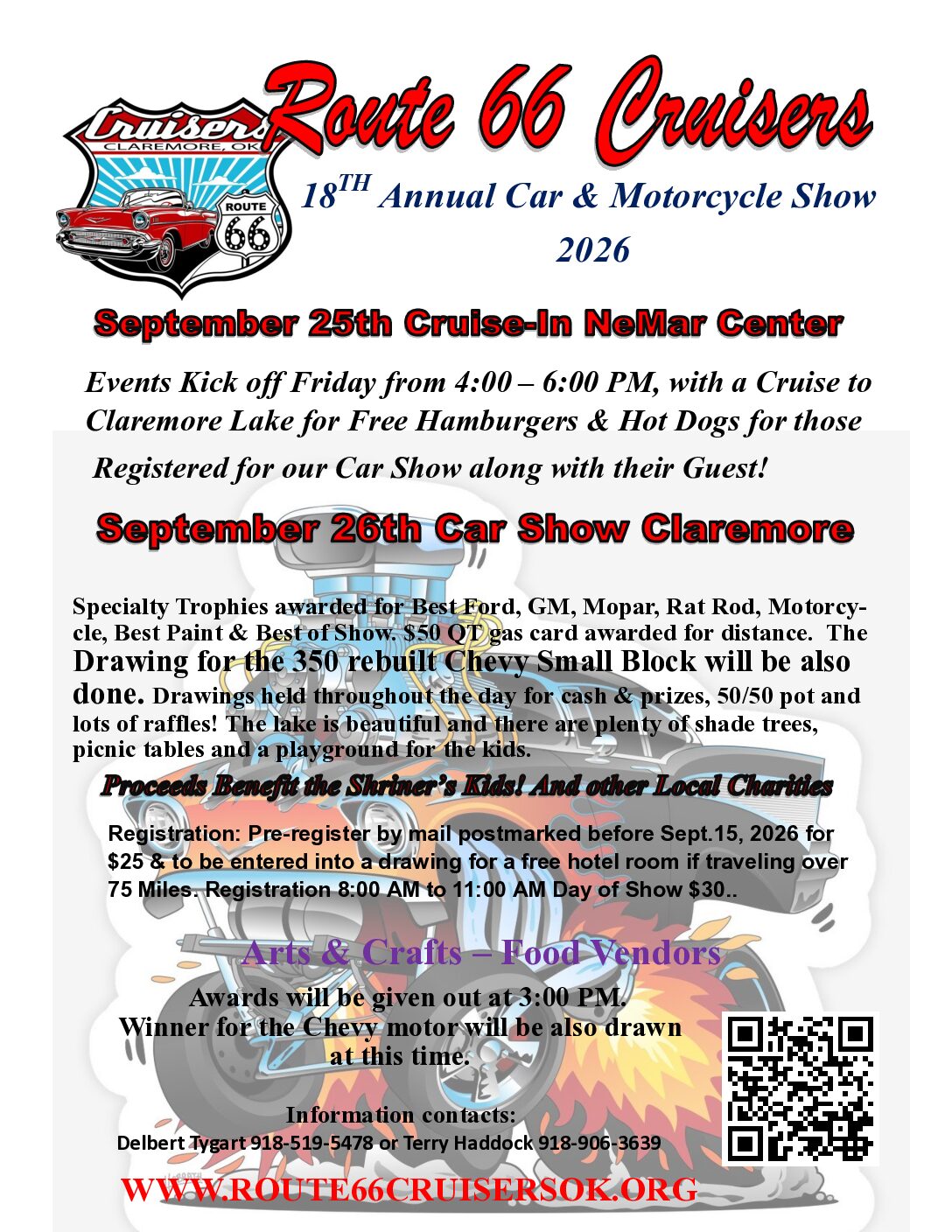 Annual Route 66 Cruisers 18th Annual Car & Motorcycle Show
