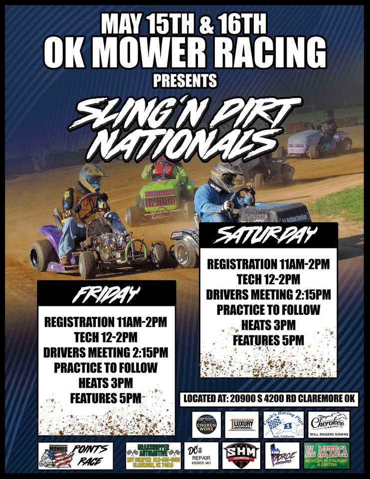 Sling N Dirt Nationals - Lawn Mower Racing