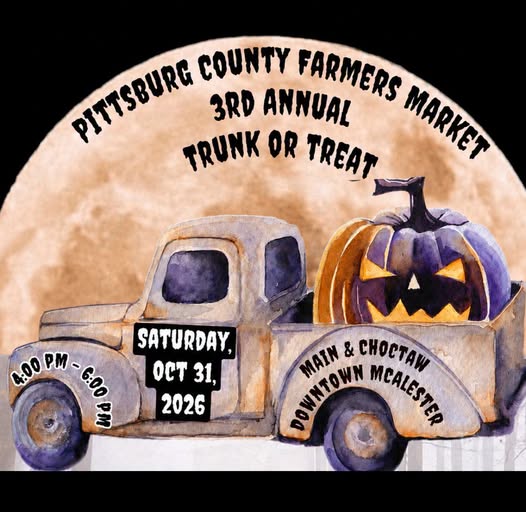 Pittsburg County Farmers Market 3rd Annual Trunk or Treat