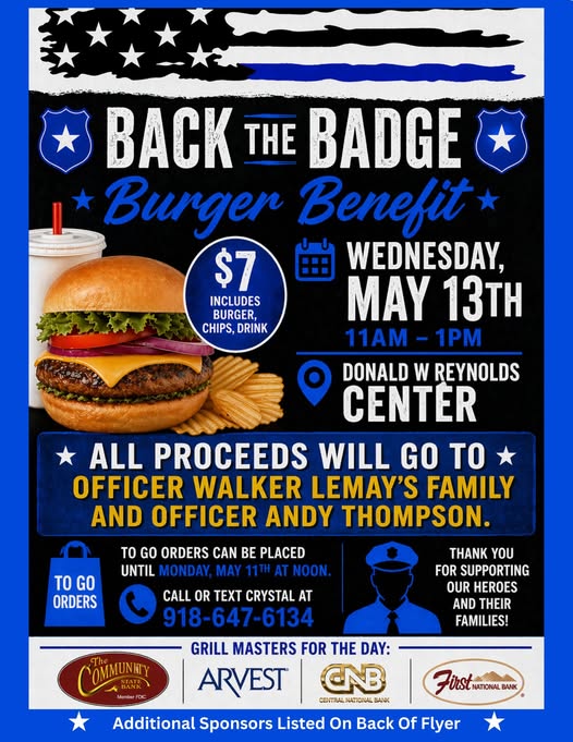Back the Badge Burger Benefit
