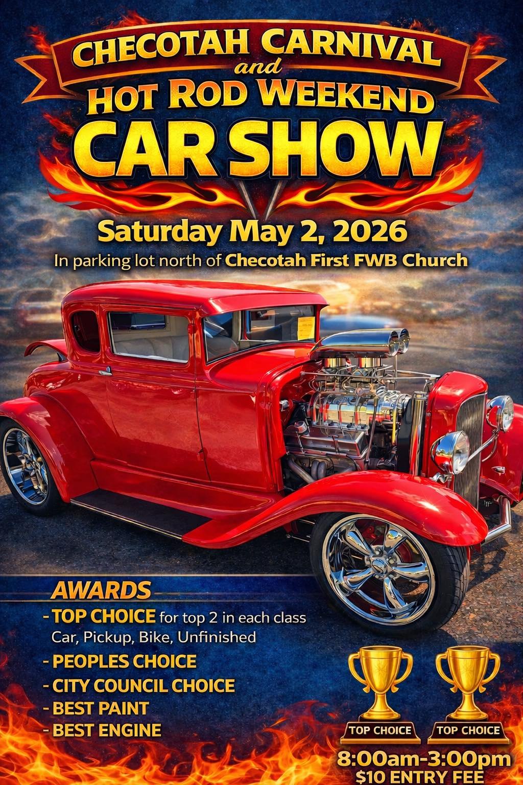Checotah Carnival and Hot Rod Weekend Car Show